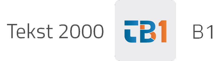 Tekst2000/B1 logo