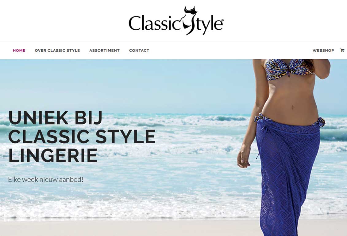 Classic Style Homepage